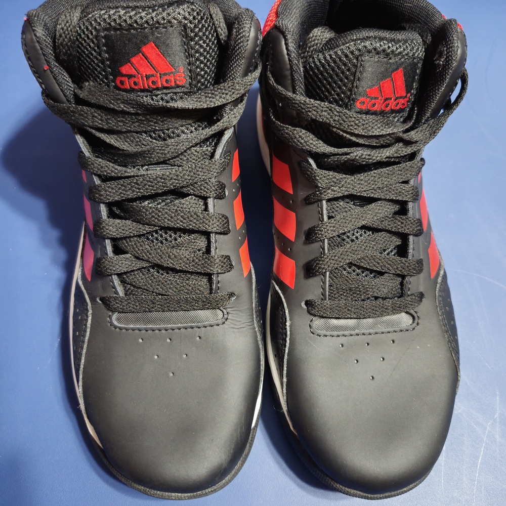 Adidas Black and Red Sneakers